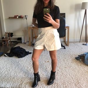 VINTAGE Route 66 White Shorts